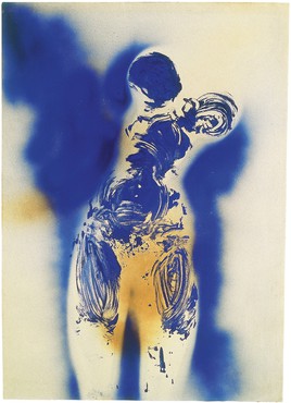 Yves Klein, Untitled Anthropometry, 1960 © Yves Klein Estate, ADAGP, Paris/DACS, London, 2018