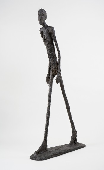 Alberto Giacometti, Homme qui marche I, 1960 © Succession Alberto Giacometti/VEGAP, Bilbao, 2018