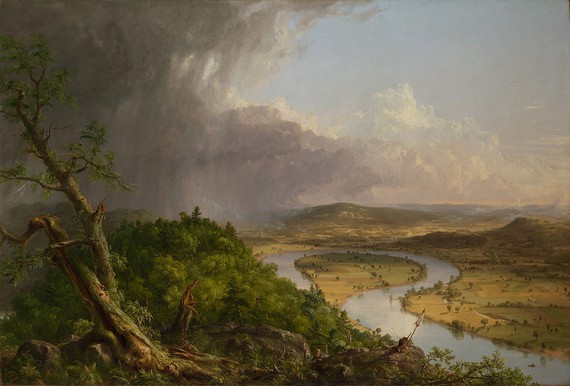 Thomas Cole, View from Mount Holyoke, Northampton, Massachusetts, after a Thunderstorm—The Oxbow, 1836, Metropolitan Museum of Art, New York. Photo © The Metropolitan Museum of Art, New York