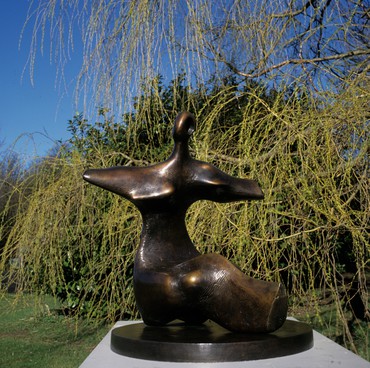 Henry Moore, Working Model for Seated Figure: Arms Outstretched, 1960 © Henry Moore Foundation