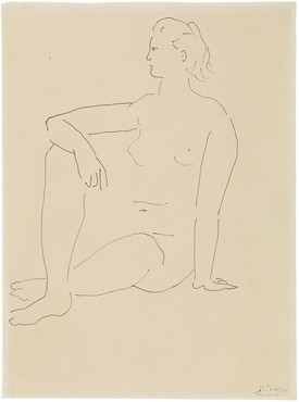 Pablo Picasso, Femme assise, c. 1923, Courtauld Gallery, London © Succession Picasso 2019