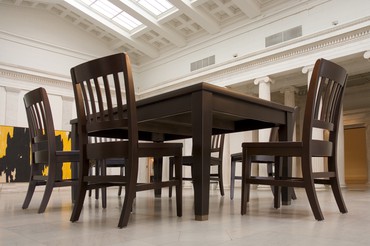 Robert Therrien, No title (table and six chairs), 2003 © Robert Therrien/Artists Rights Society (ARS), New York