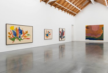 Installation view,&nbsp;Abstract Climates: Helen Frankenthaler in Provincetown, Parrish Art Museum, Water Mill, New York, August 4–October 27, 2019. Artwork © 2019 Helen Frankenthaler Foundation, Inc./Artists Rights Society (ARS), New York. Photo: Gary Mamay