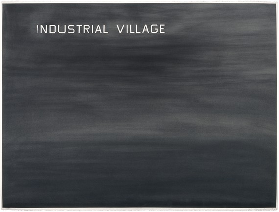 Ed Ruscha, Industrial Village, 1982 © Ed Ruscha
