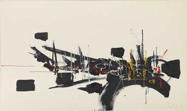 Georges Mathieu, Untitled, 1959, Solomon R. Guggenheim Museum, New York © 2019 Artists Rights Society (ARS), New York/ADAGP, Paris