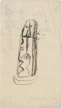 Alberto Giacometti,&nbsp;Projet pour une sculpture, c. 1926 © 2020 Succession Giacometti (Fondation Giacometti, Paris + ADAGP, Paris)