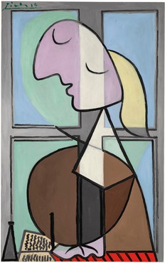 Pablo Picasso, Buste de femme de profil (Femme écrivant), 1932, Fondation Beyeler, Riehen/Basel © Succession Picasso/2020, ProLitteris, Zurich