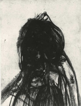 Glenn Brown, Layered Portrait (after Lucian Freud) 4, 2008 © Glenn Brown