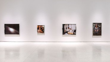 Installation view, The Hugo Boss Prize 2020: Deana Lawson, Centropy, Solomon R. Guggenheim Museum, New York, May 7–October 11, 2021. Artwork © Deana Lawson. Photo: David Heald