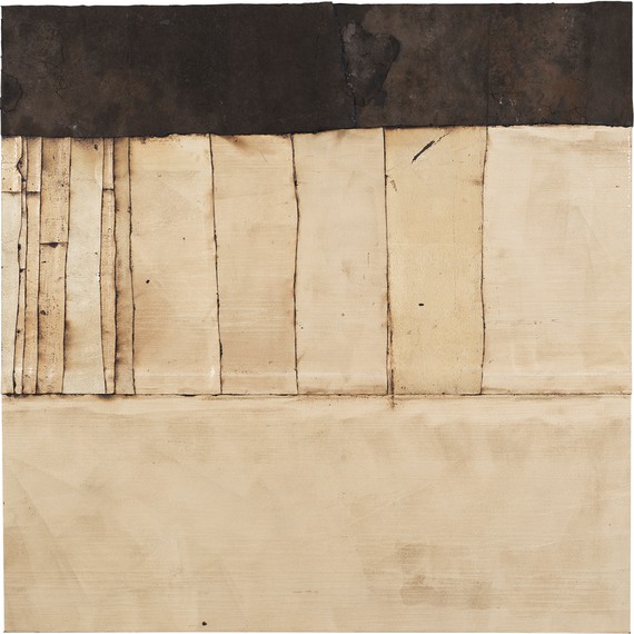 Theaster Gates, White Line Drawing, 2020 © Theaster Gates