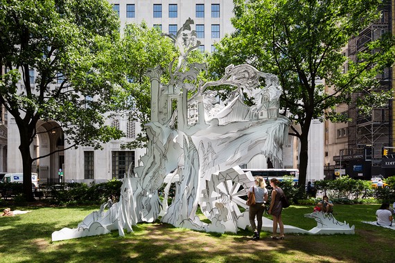 Rachel Feinstein, Cliff House, 2014, installation view, Madison Square Park, New York © Rachel Feinstein. Photo: James Ewing