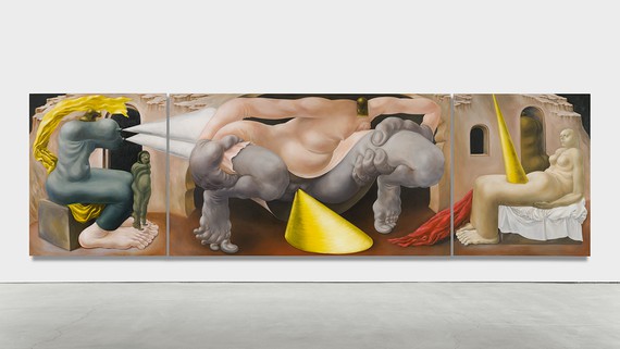 Louise Bonnet, Pisser Triptych, 2021–22 © Louise Bonnet. Photo: Jeff McLane