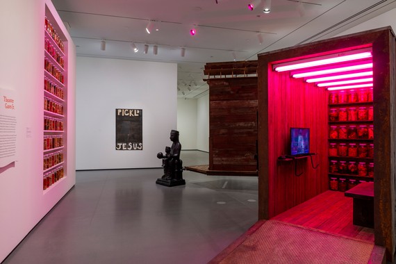 Theaster Gates, The Double Wide, 2022, installation view, Baltimore Museum of Art © Theaster Gates. Photo: Mitro Hood