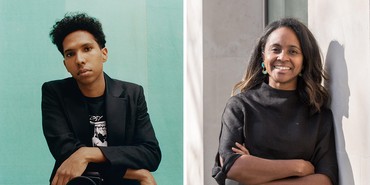 Left: Tyler Mitchell. Photo: © Tyler Mitchell. Right: Zoé Whitley. Photo: James Gifford-Mead