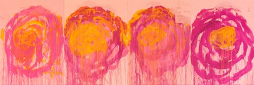 Cy Twombly, Untitled (Roses), 2008, Museum Brandhorst, Munich © Cy Twombly Foundation. Photo: Nicole Williams