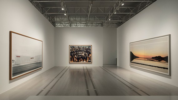 Installation view, Andreas Gursky: Visual Spaces of Today, Fondazione MAST, Bologna, Italy. Artwork © Andreas Gursky, VG Bild-Kunst, Bonn, Germany. Photo: courtesy Fondazione MAST, Bologna, Italy
