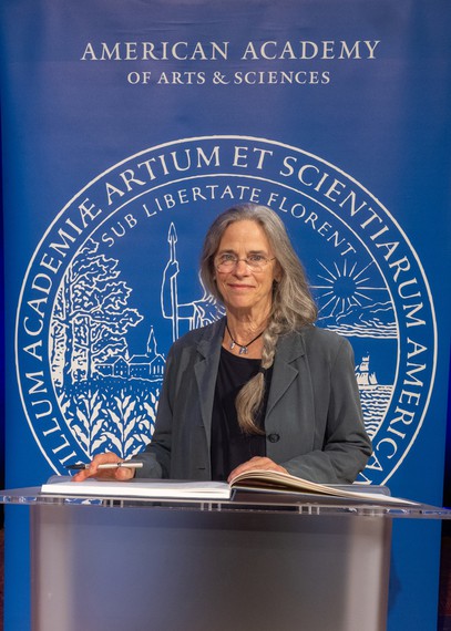 Sally Mann during her induction into the American Academy of Arts and Sciences, Cambridge, Massachusetts, 2023. Photo: courtesy American Academy of Arts and Sciences