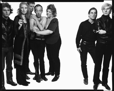 Richard Avedon, Outtake from Andy Warhol and members of The Factory, October 9, 1969, 1969 © The Richard Avedon Foundation