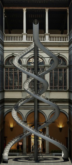 Carsten Höller, rendering of The Florence Experiment Slides, 2018