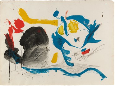Helen Frankenthaler, First Stone, 1961, working proof 2 © 2018 Helen Frankenthaler Foundation, Inc./Artists Rights Society (ARS), New York/Universal Limited Art Editions (ULAE), West Islip, New York