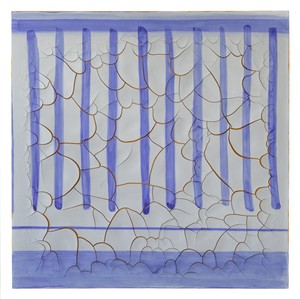<p>Adriana Varejão, <em>Azulejão (Doric)</em>, 2016, oil on plaster on canvas, 70 ⅞ × 70 ⅞ inches (180 × 180 cm)</p>