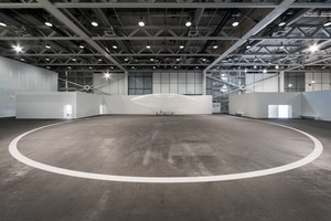 <p>Installation view, <em>Chris Burden: Ode to Santos-Dumont</em>, Art Basel Unlimited, Basel, Switzerland, June 15–18, 2017</p>