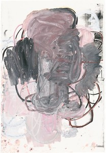 <p>Christopher Wool, <em>Untitled</em>, 2018, oil and silkscreen on paper, 44 × 30 inches (111.8 × 76.2 cm)</p>