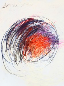 <p>Cy Twombly, <em>Fifty Days at Iliam: Shield of Achilles</em>, 1978 (detail), oil, oil crayon, and graphite on canvas, first of ten parts: 75 ½ × 67 inches (191.8 × 170.2 cm)</p>