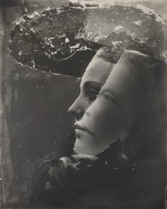 <p>Dora Maar, <em>Double Portrait with Hat</em>, c. 1936–37, gelatin silver print, with montage handwork on negative, 11 ¾ × 9 ⅜ inches (29.8 × 23.8 cm), Cleveland Museum of Art, Gift of David Raymond © Dora Maar/Artists Rights Society (ARS), New York/ADAGP, Paris. Image: courtesy Cleveland Museum of Art</p>