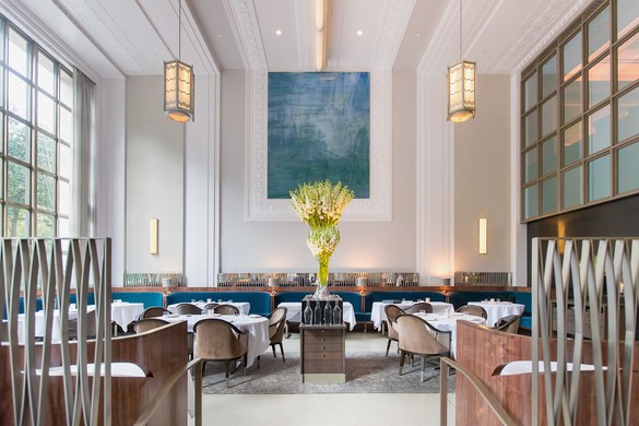 Main dining room of the redesigned Eleven Madison Park by Allied Works. Photo: Gary He