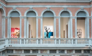 <p>Installation view, <em>Albert Oehlen: Cows by the Water</em>, Palazzo Grassi, Venice, April 8, 2018–January 6, 2019</p>