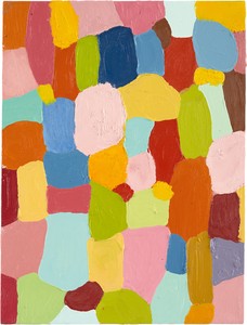 <p>Damien Hirst, <em>Happiness</em>, 1993–94, oil on canvas, 24 × 17 ⅞ inches (61 × 45.5 cm)</p>