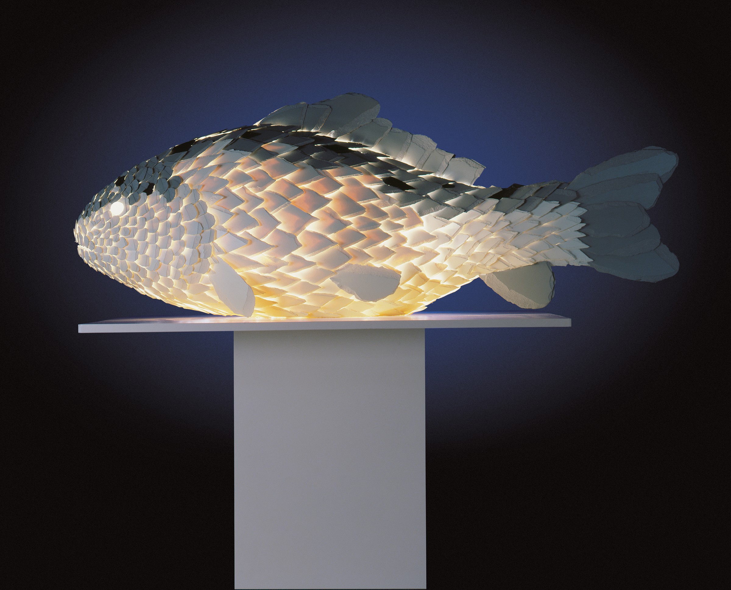 frank gehry fish lamp