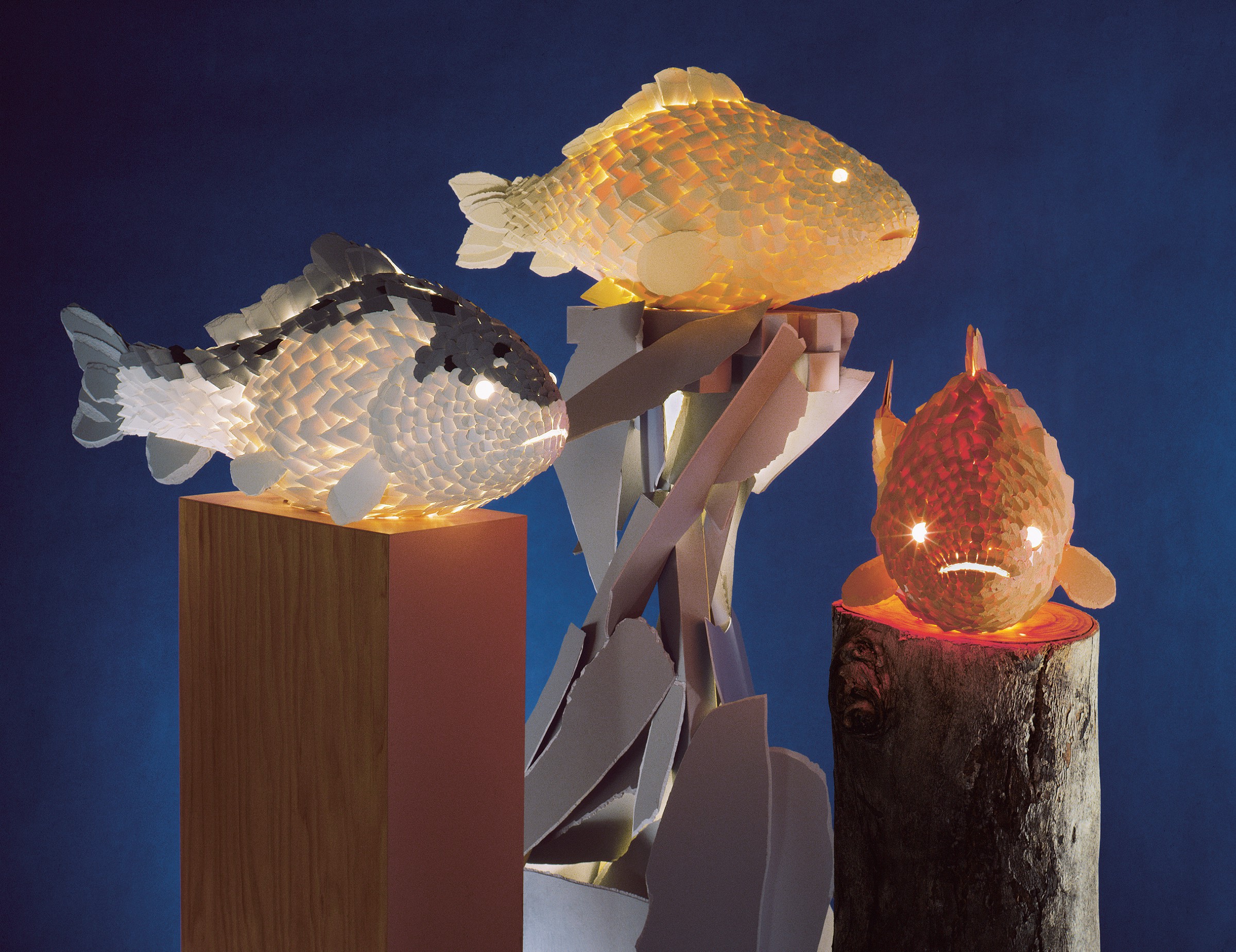 Fish Lamps by Frank Gehry