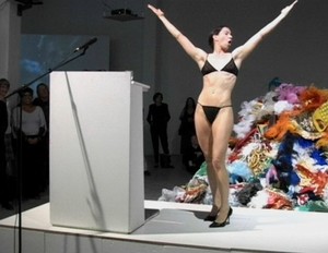 Andrea Fraser, Official Welcome, 2001–03, Collection M HKA/Flemish Community. Photo: M HKA/clinckx