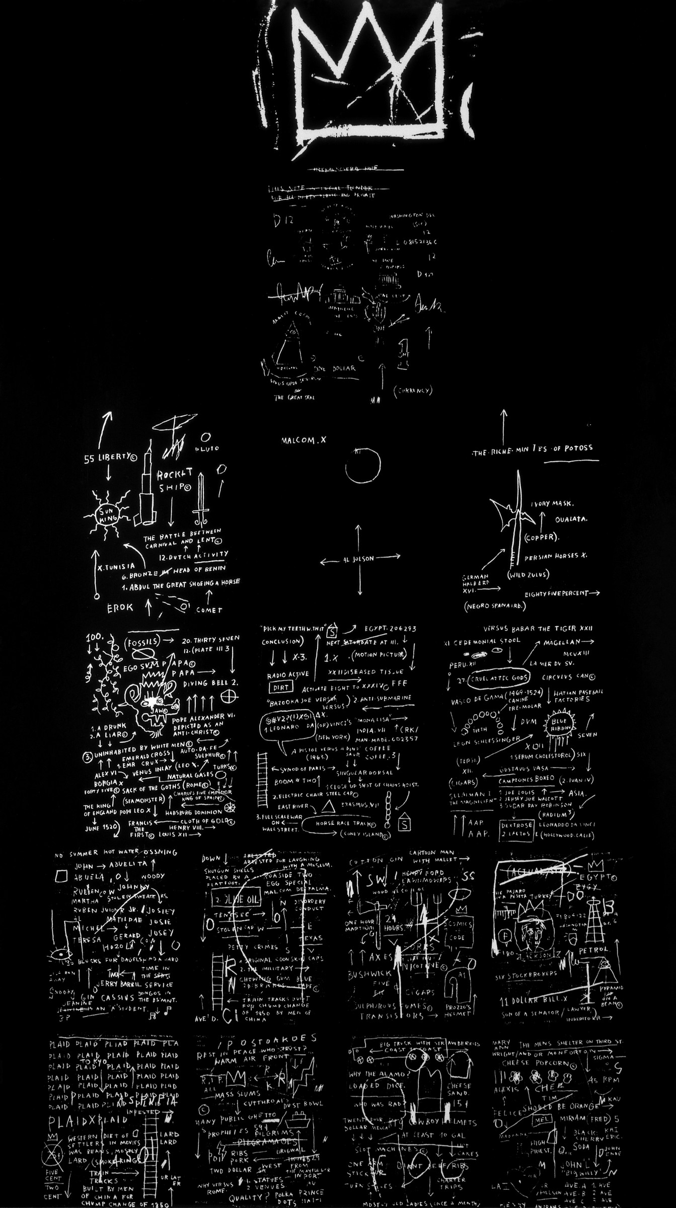 wallpaper in the style of Basquiat Black alcon Devil Spritual pray fight  repeating pattern Stock Illustration  Adobe Stock