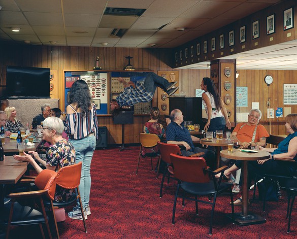 Jeff Wall, In the Legion, 2022, inkjet print, 63 ¾ × 80 inches (162 × 203 cm)