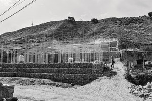 <p>Rendering of framework for the new UCSD-Alacrán Community Station housing project on the remediated site, Tijuana, Mexico. Rendering: Estudio Teddy Cruz + Fonna Forman (Marcello Maltagliati)</p>