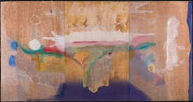 Helen Frankenthaler, Madame Butterfly, 102 color woodcut from 46 woodblocks