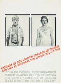 poster for an exhibition with two figures