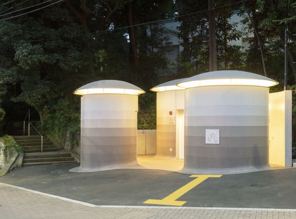 Toyo Ito, project for The Tokyo Toilet, Yoyogi-Hachiman, Tokyo, 2021