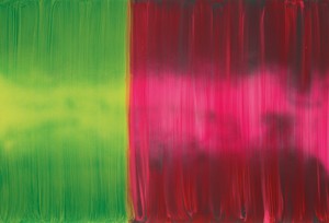 <p>Katharina Grosse, <em>Untitled</em>, 1998, oil and acrylic on canvas, 78 ¾ × 116 ⅛ inches (200 × 295 cm), Collection of Contemporary Art of the Federal Republic of Germany. Photo: Jens Ziehe</p>