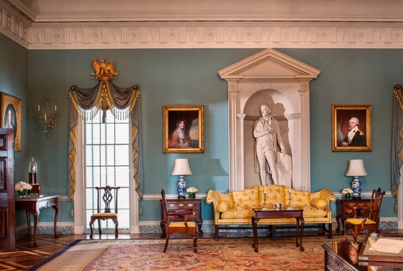 Thomas Jefferson State Reception Room, Washington, DC. Photo: © 2022 Durston Saylor