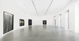 Installation view, Pat Steir: Paintings, Gagosian, Rome, March 10–May 7, 2022. Photo: Matteo D’Eletto