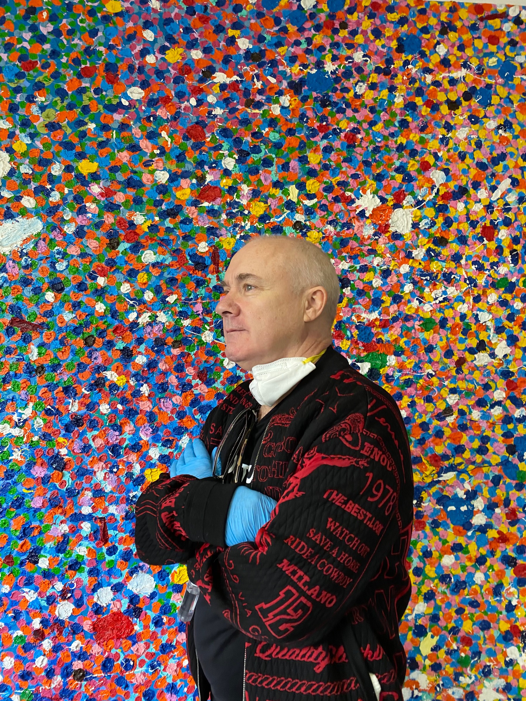 damien hirst paint