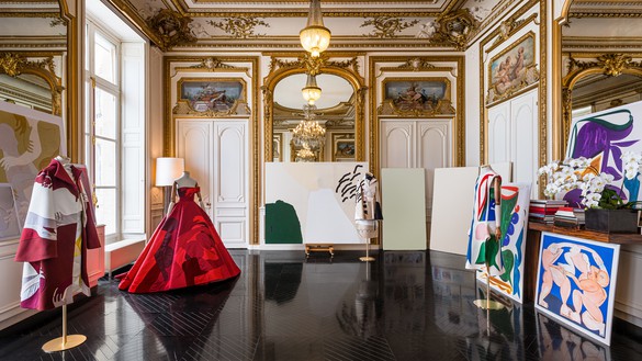 Valentino Haute Couture atelier, Paris, featuring pieces from the Valentino Des Ateliers project. Photo: © Gregory Copitet