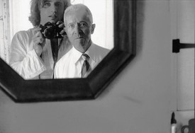 Self portrait of photographer Gerard Malanga and his father Jerry Malanga