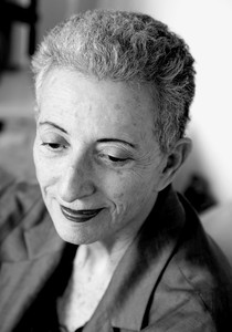 Black and white portrait of Hélène Cixous