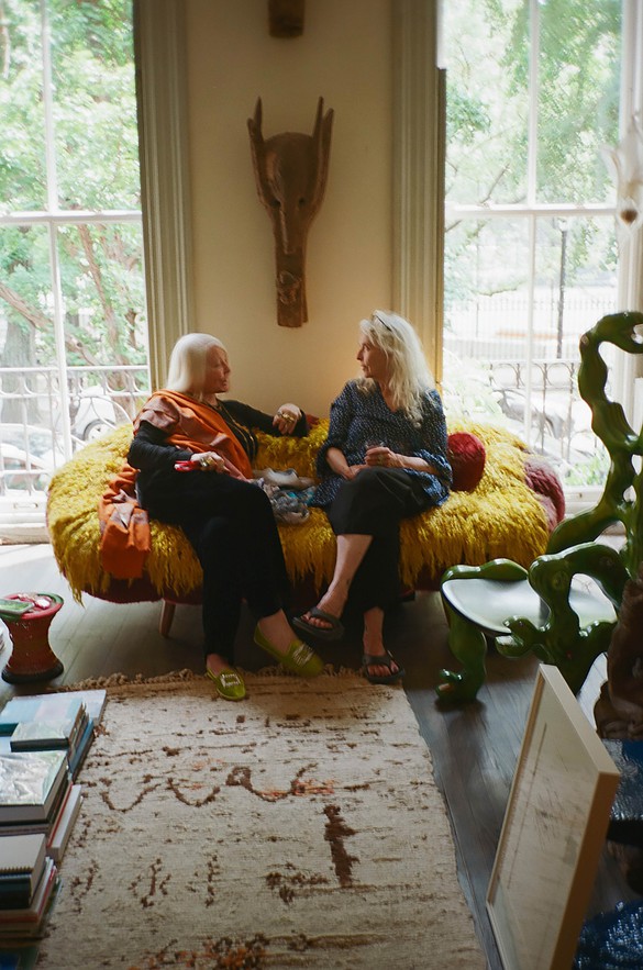 Helen Marden and Kiki Smith, New York, 2023. Photo: Mirabelle Marden