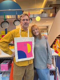 Marc Newson and Ruth Rogers